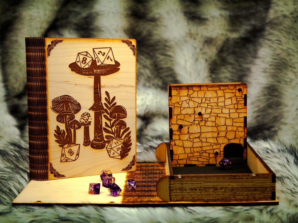 Mushroom Dice Tower by Fyre & Ashe
